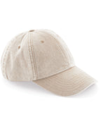 B655 Beechfield Low Profile Vintage Cap - Vintage Stone - B655