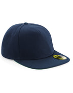 B660 Beechfield Original Flat Peak Snapback - French Navy/French Navy - B660