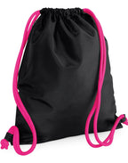 BG110 Bagbase Icon Gymsac - Black/Fuchia - BG110