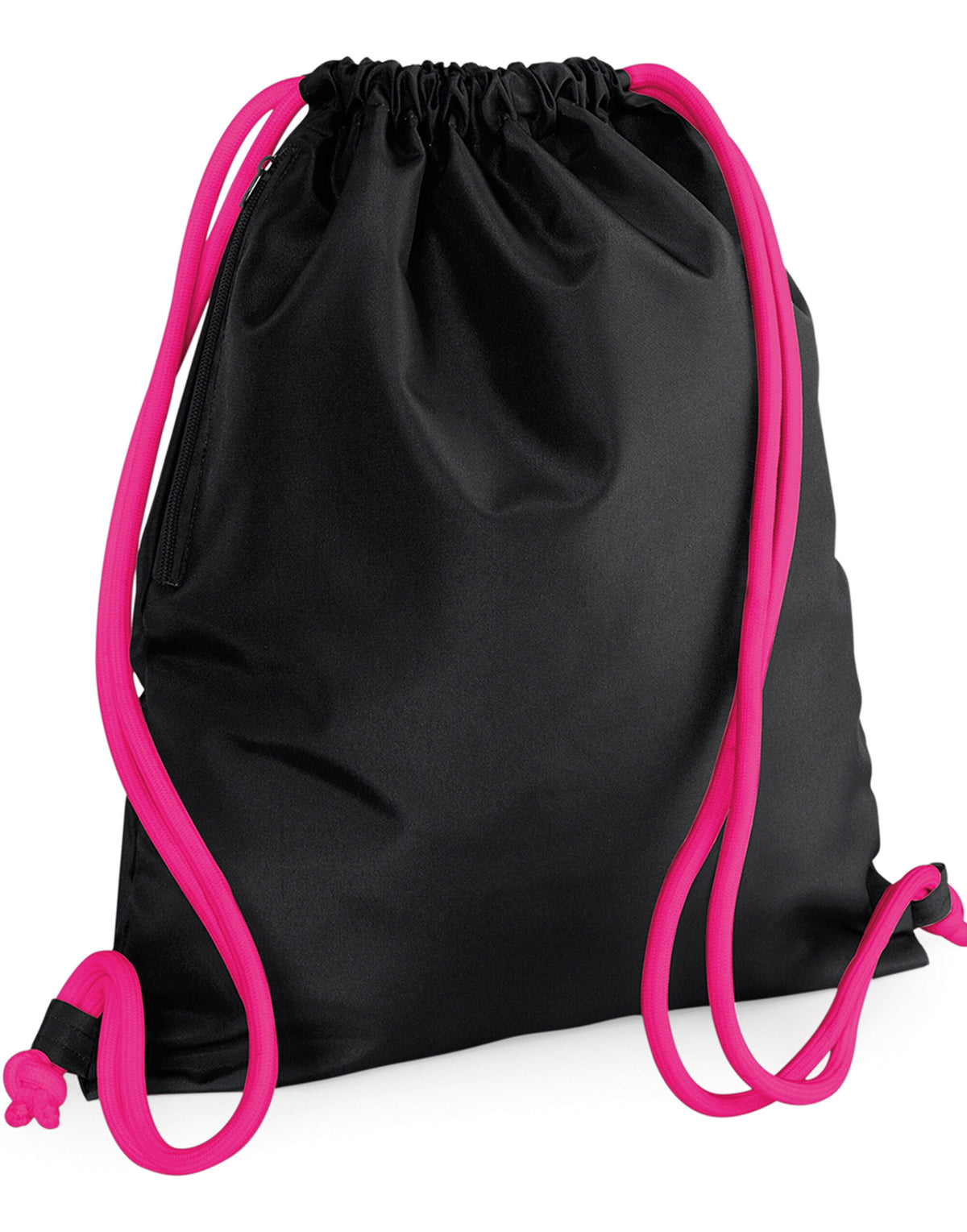 BG110 Bagbase Icon Gymsac - Black/Fuchia - BG110