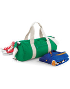 BG140 Bagbase Original Barrel Bag - Kelly Green/Off White - BG140