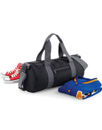 BG140 Bagbase Original Barrel Bag - Black/Grey - BG140