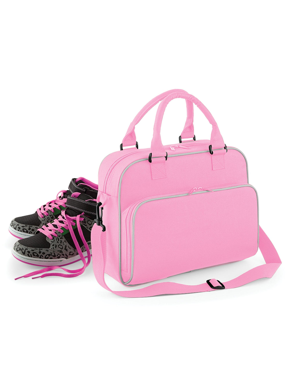 BG145 Bagbase Junior Dance Bag - Classic Pink/ Light Grey - BG145