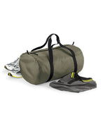 BG150 Bagbase Packaway Barrel Bag - Olive/Black - BG150
