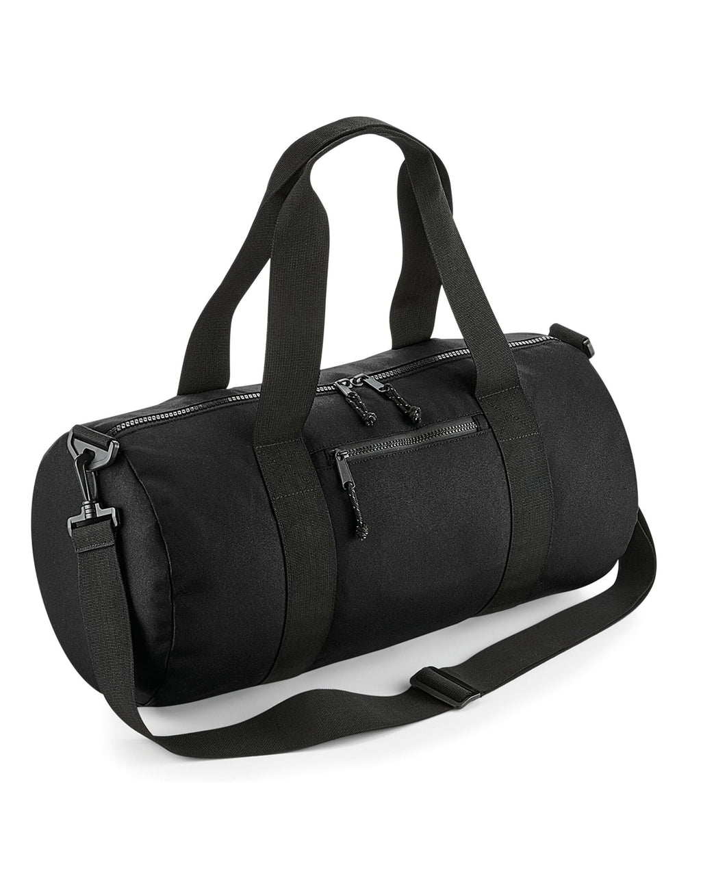 BG284 Bagbase Recycled Barrel Bag - Black - BG284
