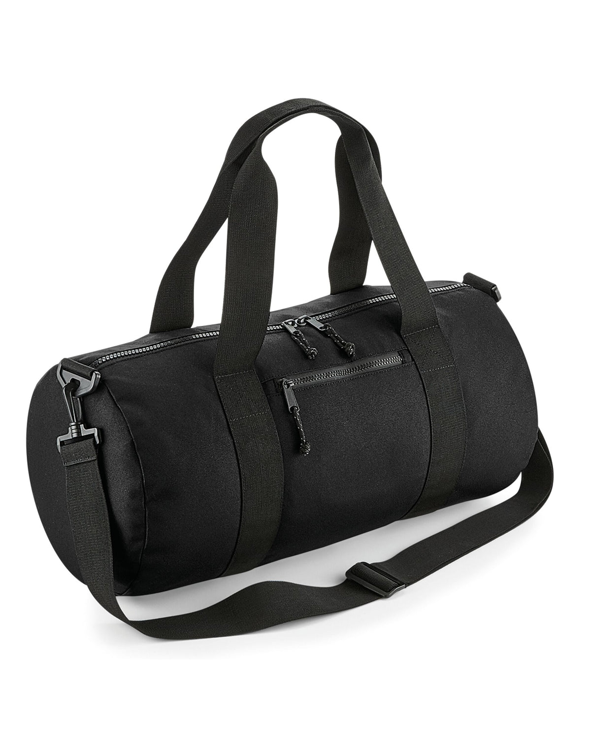 BG284 Bagbase Recycled Barrel Bag - Black - BG284
