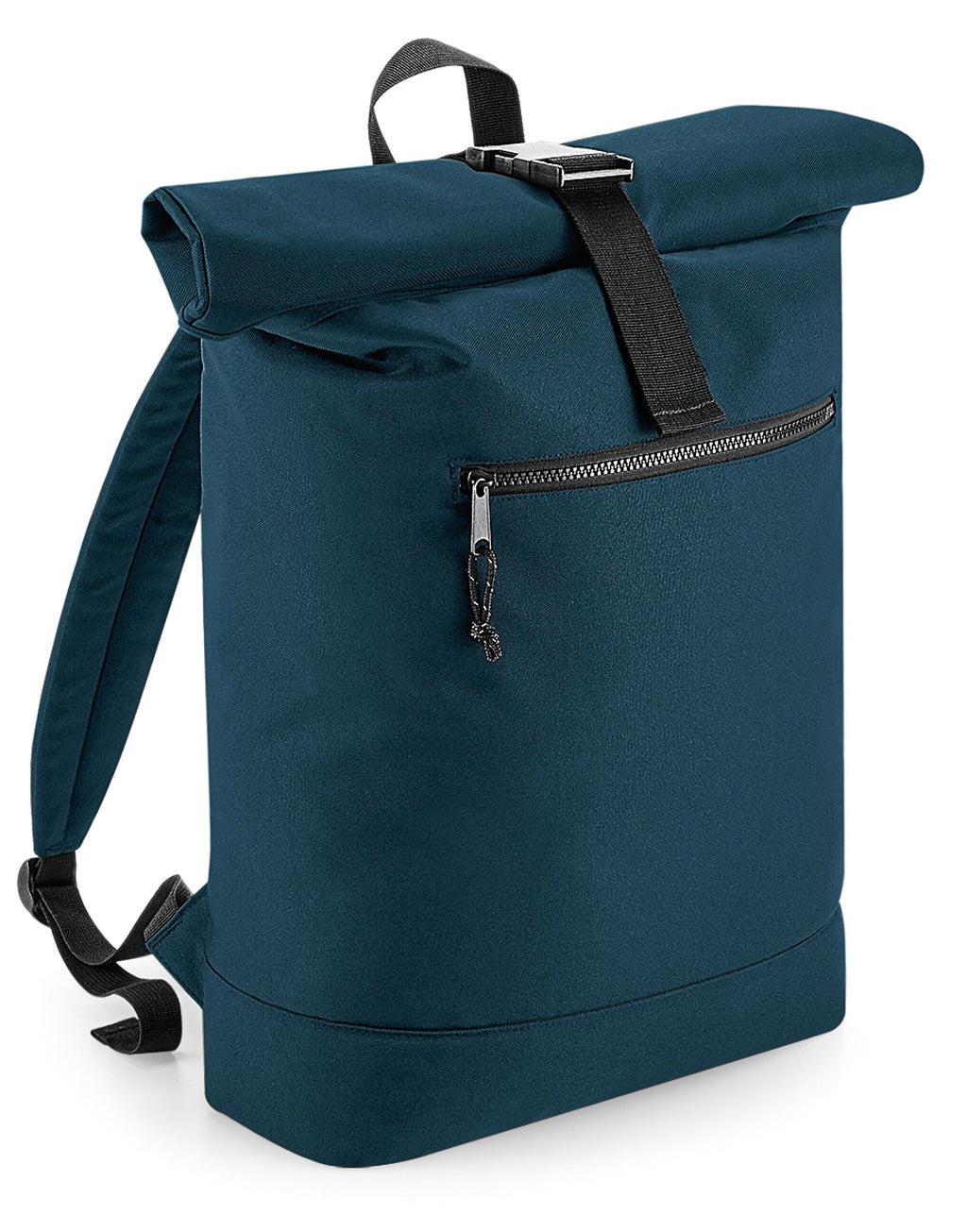 BG286 Bagbase Recycled Roll-Top Backpack - Petrol - BG286