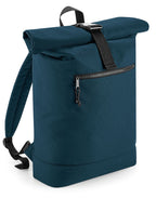 BG286 Bagbase Recycled Roll-Top Backpack - Petrol - BG286