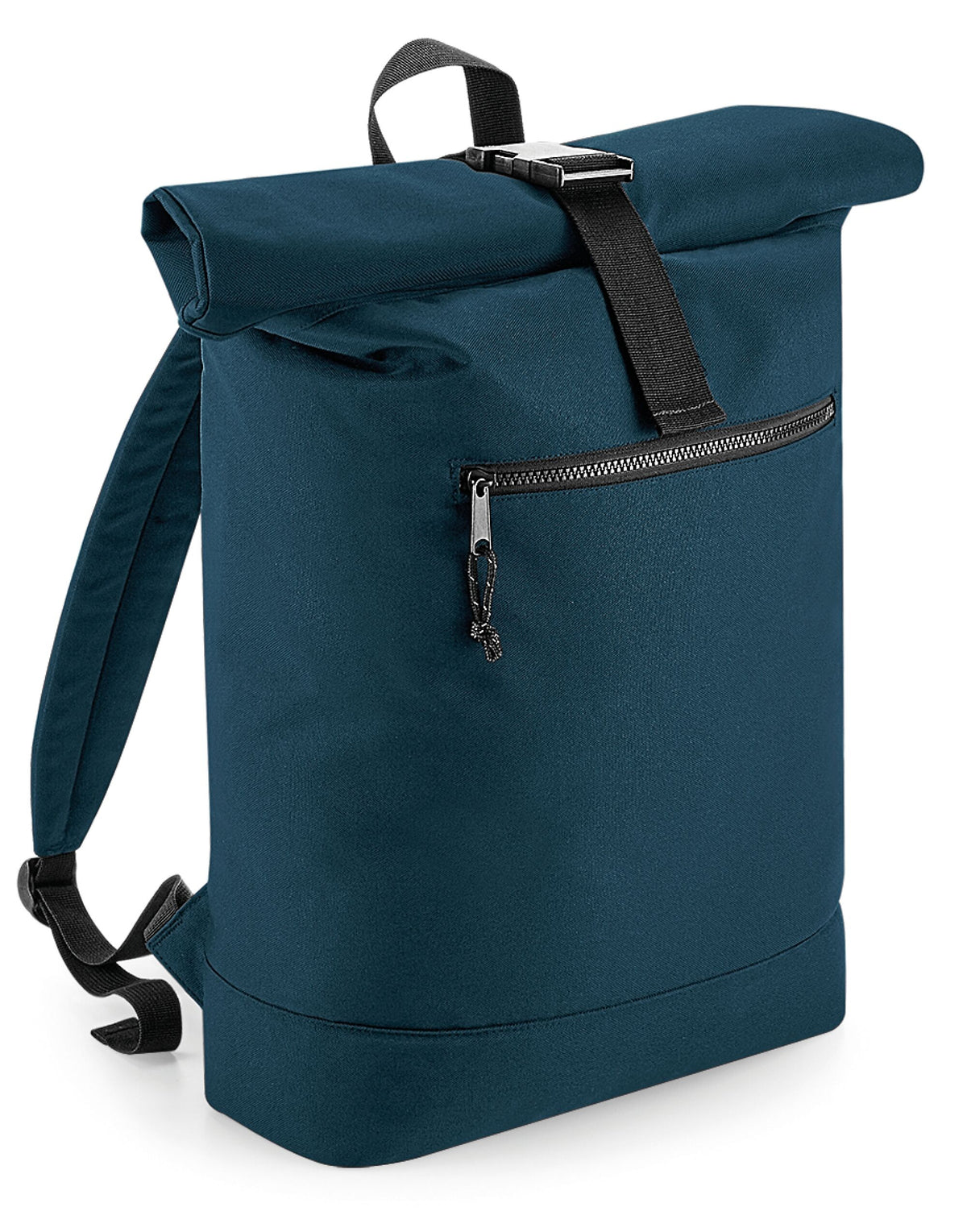 BG286 Bagbase Recycled Roll-Top Backpack - Petrol - BG286