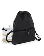 BG542 Bagbase Athleisure Gymsac - Black/Black - BG542