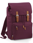 BG613 Bagbase Vintage Laptop Backpack - Burgundy - BG613