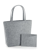 BG721 Bagbase Felt Shopper - Grey Melange - BG721