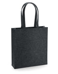 BG723 Bagbase Felt Tote Bag - Charcoal Melange - BG723