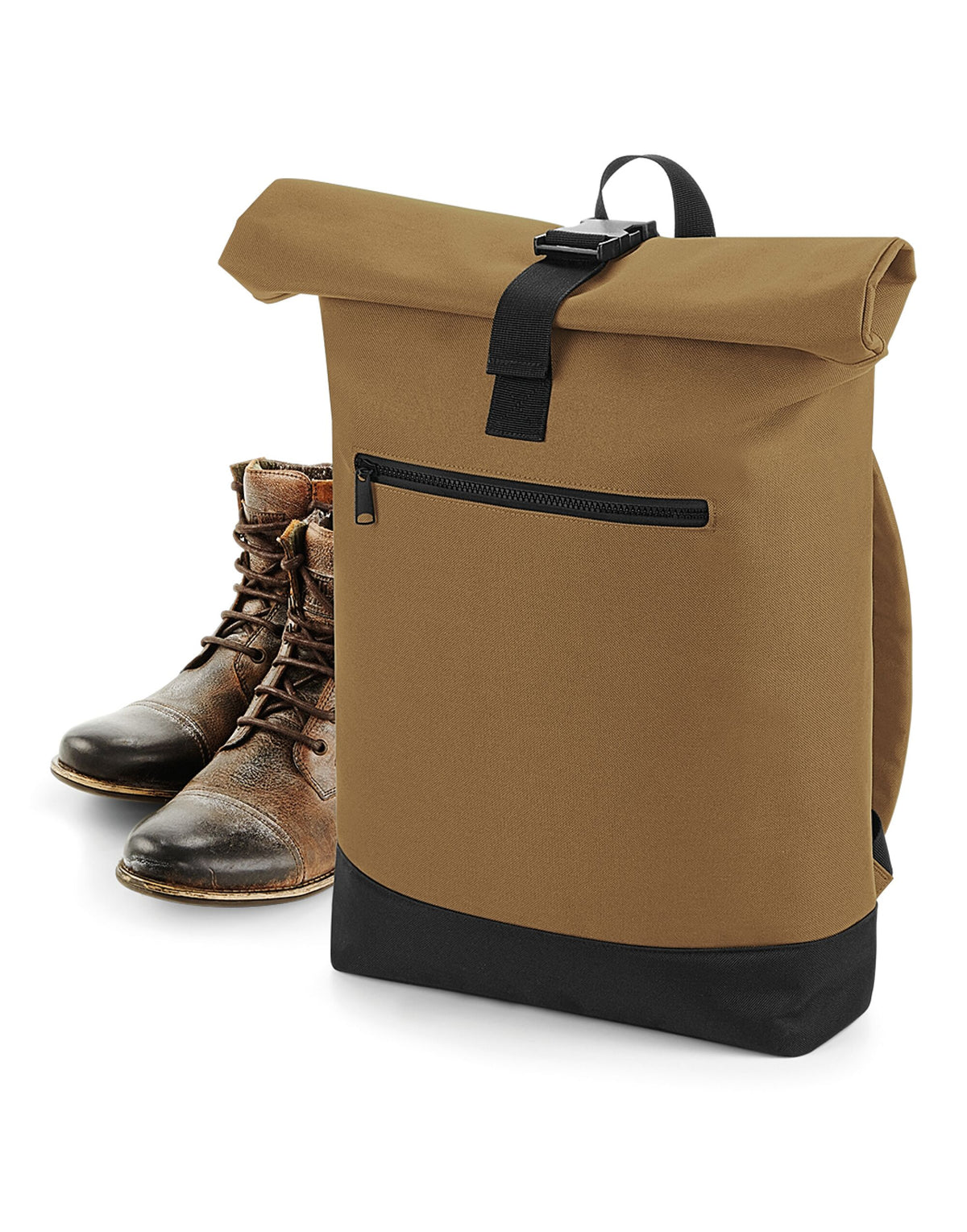 BG855 Bagbase Roll-Top Backpack - Caramel - BG855
