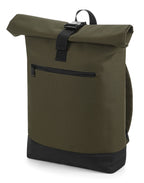 BG855 Bagbase Roll-Top Backpack - Military Green - BG855