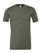CA3001CVC Canvas Unisex Heather Jersey SS Tee - Heather Military Green - CA3001CVC