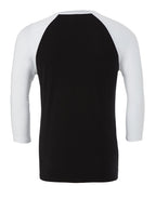 Canvas Unisex 3/4 Sleeve Baseball Tee