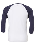 Canvas Unisex 3/4 Sleeve Baseball Tee