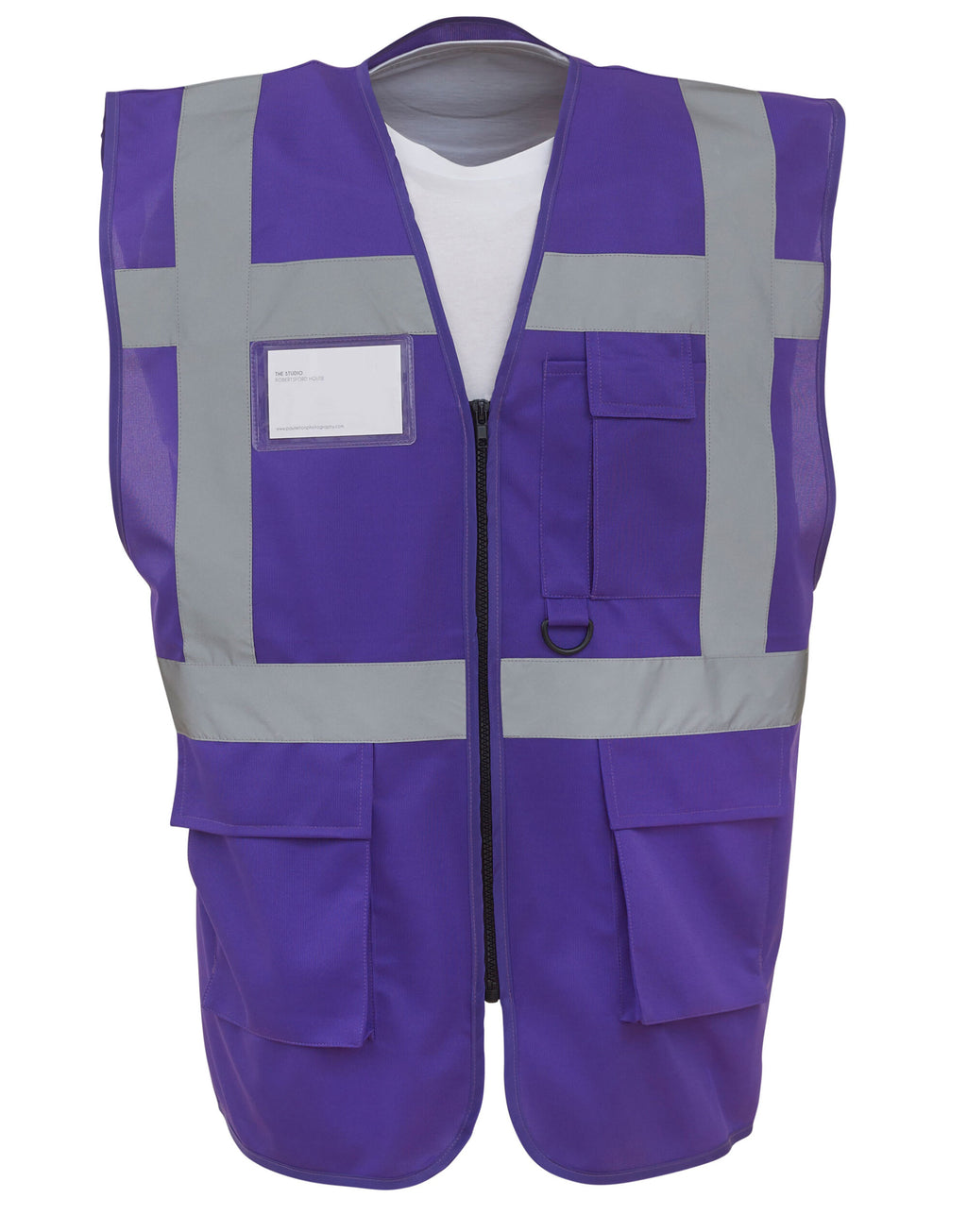 HVW801 Yoko Hi Vis Executive Vest - Purple - HVW801
