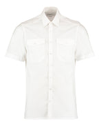 Kustom Kit Mens SS Tailored Pilot Shirt