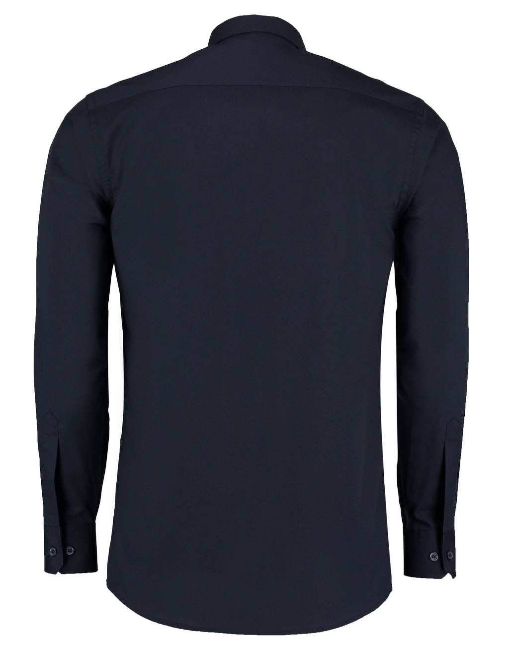Kustom Kit Mens LS Tailored Poplin Shirt