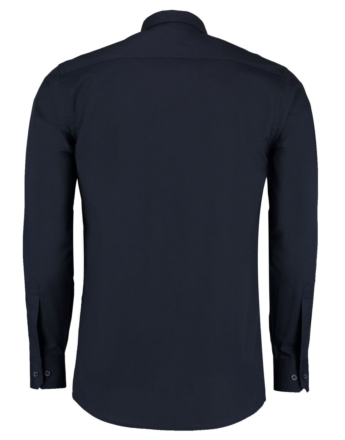 Kustom Kit Mens LS Tailored Poplin Shirt