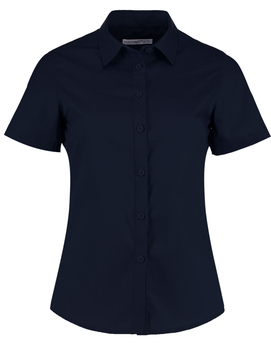 Kustom Kit Lady SS Tailored Poplin Shirt