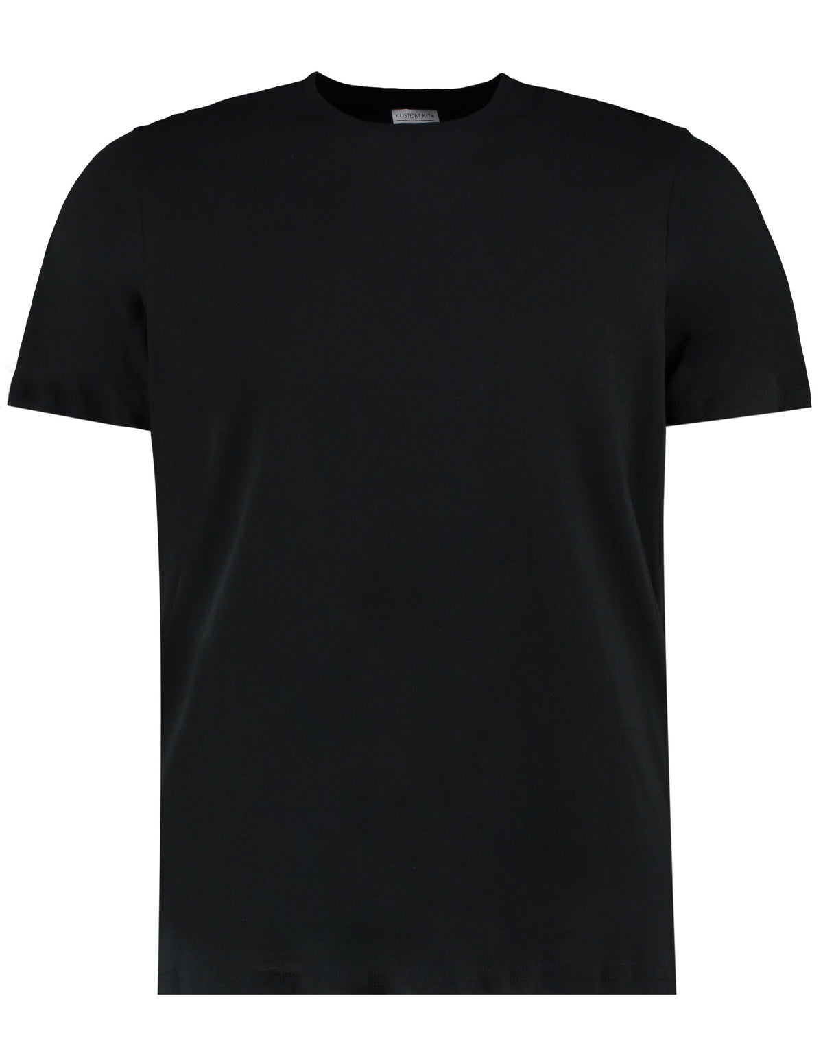 KK507 Kustom Kit Mens Fashion Fit Cotton Tee - Black - KK507