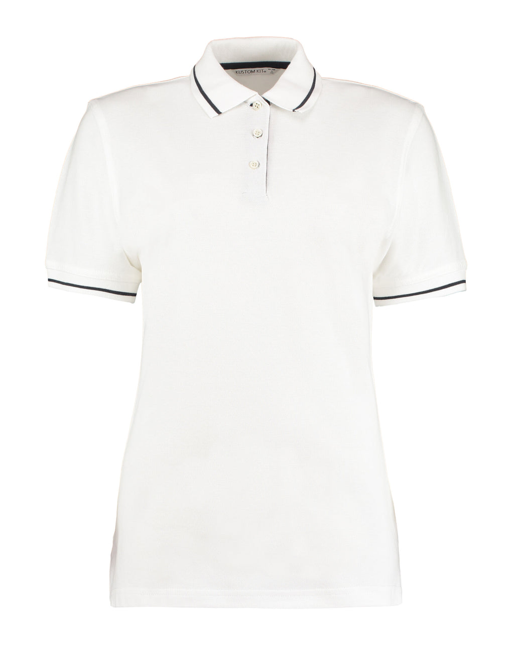 KK706 Kustom Kit Ladies St Mellion Polo - White/Navy - KK706