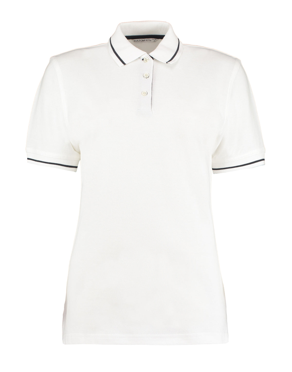 KK706 Kustom Kit Ladies St Mellion Polo - White/Navy - KK706