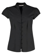 Kustom Kit Ladies Mandarin Collar Blouse