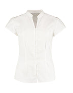 Kustom Kit Ladies Mandarin Collar Blouse