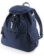 QD612 Quadra Desert Canvas Backpack - Vintage Oxford Navy - QD612