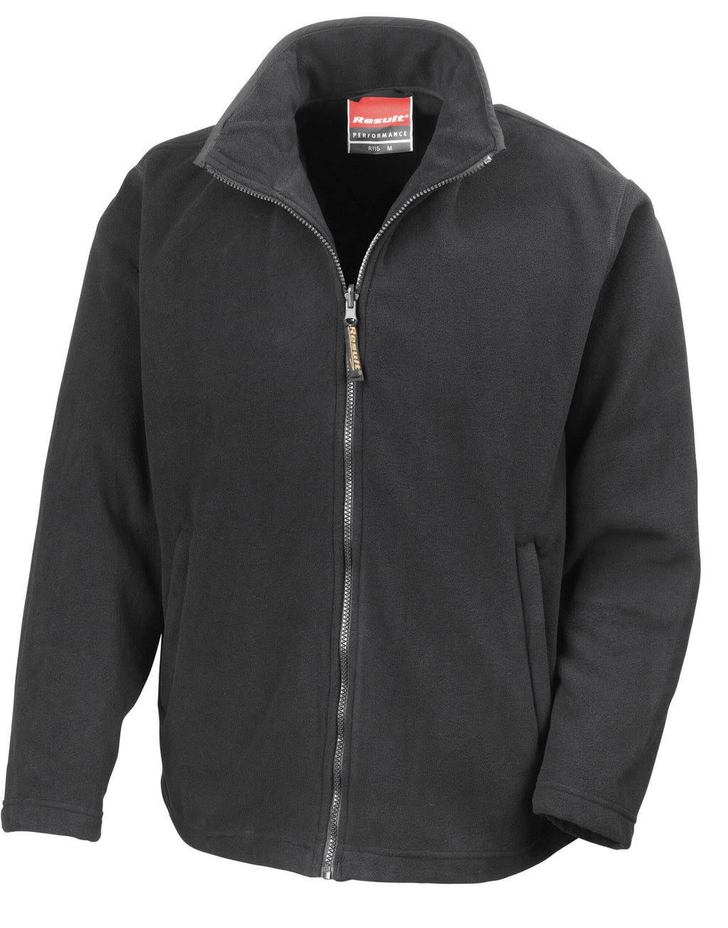 R115M Result Mens Horizon Microfleece Jacket - Black - R115M