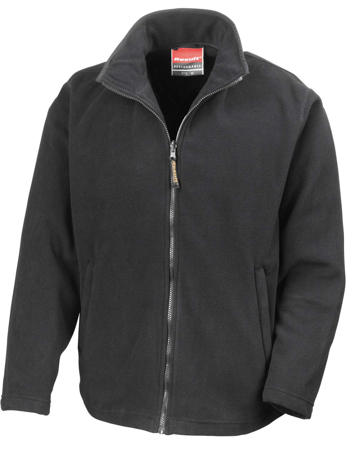 R115M Result Mens Horizon Microfleece Jacket - Black - R115M