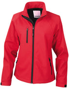 R128F Result Womens Baselayer Softshell Jacket - Red - R128F