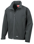 R128M Result Mens Baselayer Softshell Jacket - Black - R128M