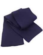 R145X Result Winter Classic Heavy Knit Scarf - Navy Blue - R145X