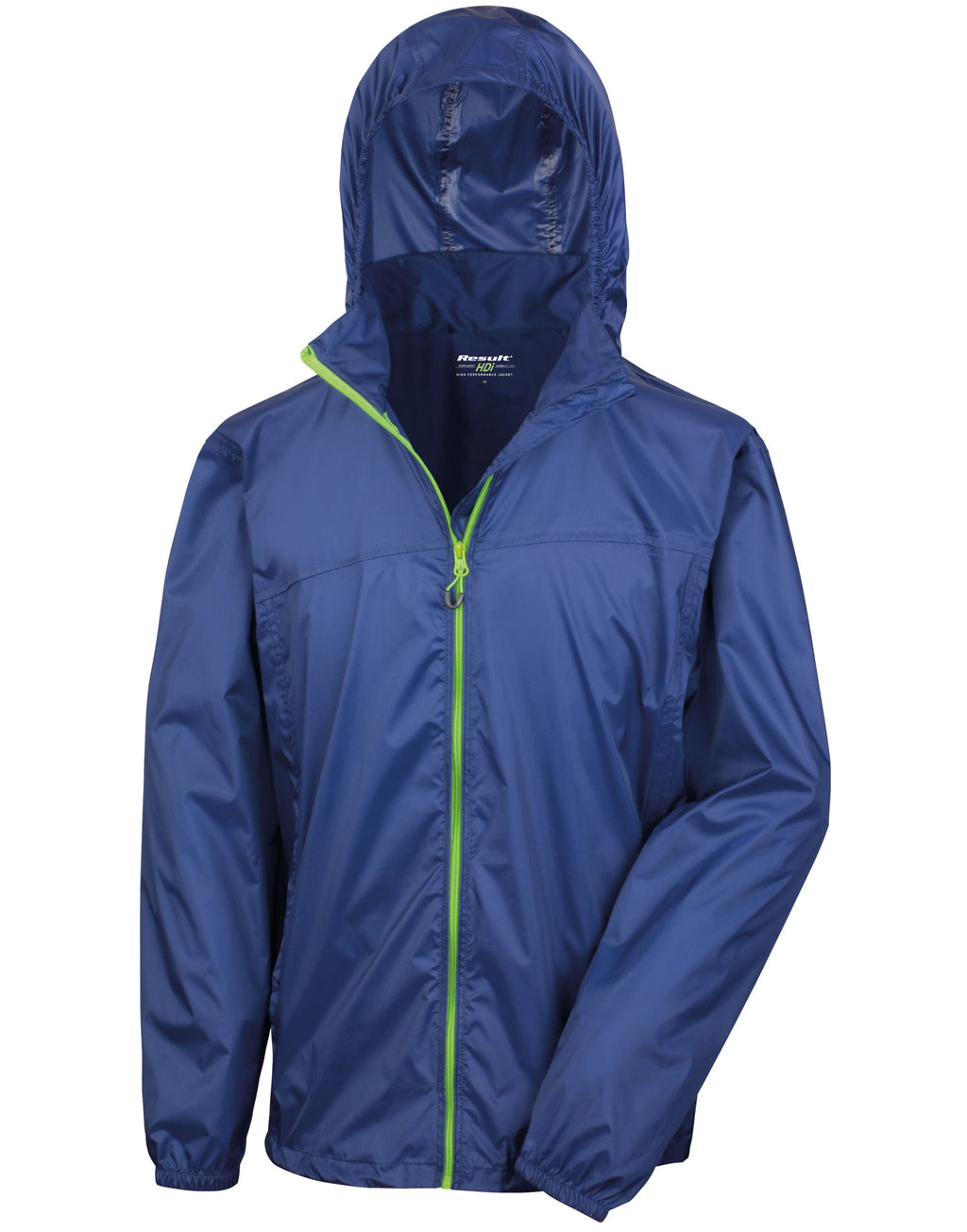 R189X Result Urban L/Weight Stowable Jacket - Navy/Lime - R189X