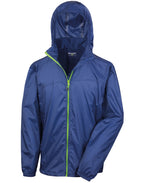 R189X Result Urban L/Weight Stowable Jacket - Navy/Lime - R189X