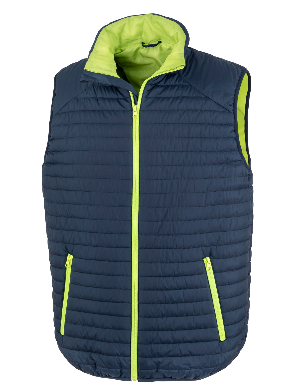 R239X Result Thermoquilt Gilet - Navy/Lime - R239X