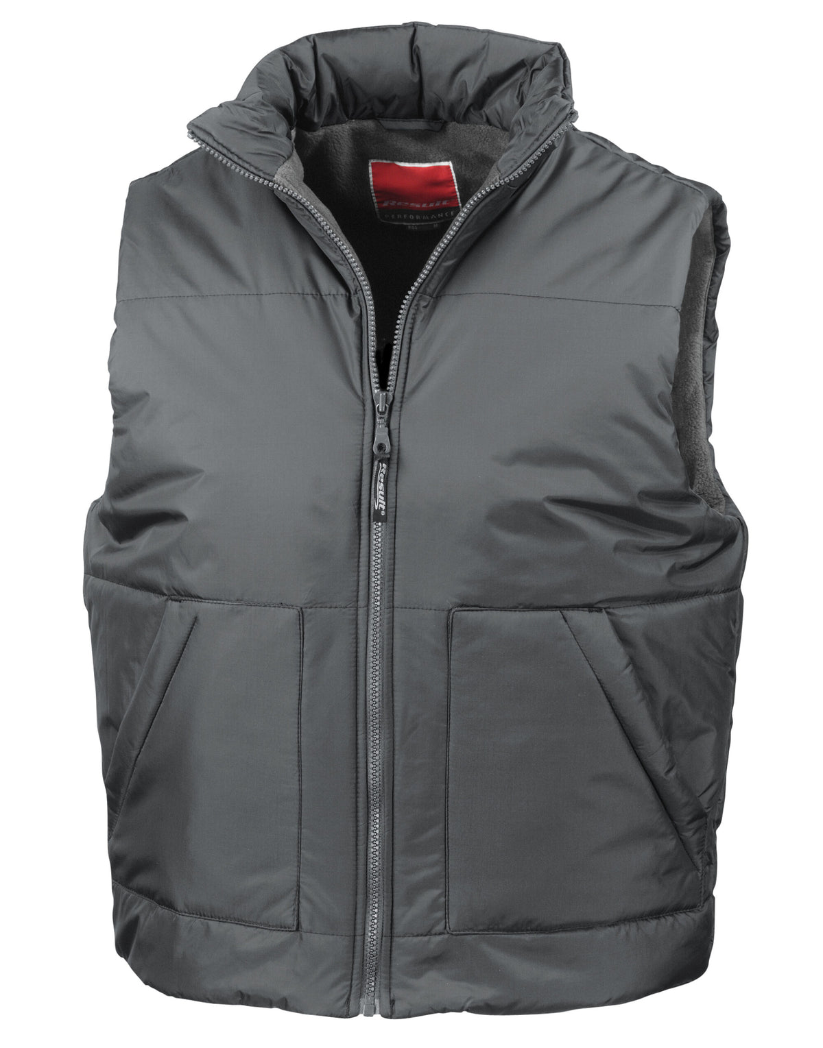 R44X Result Fleece Lined Bodywarmer - Dark Grey - R44X