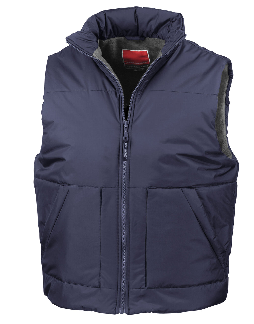 R44X Result Fleece Lined Bodywarmer - Navy - R44X