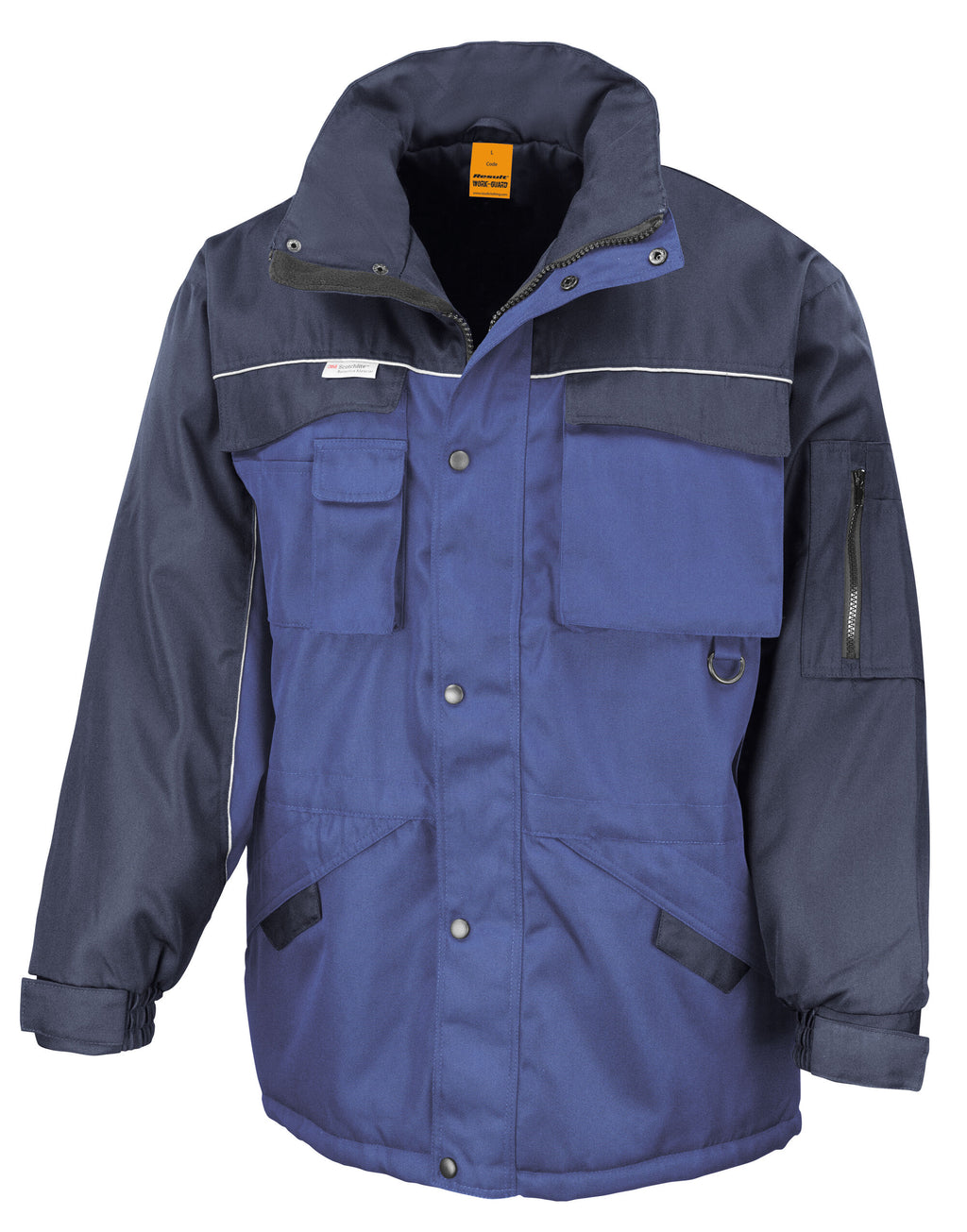 R72X Result Workguard Combo Coat - Royal/Navy - R72X