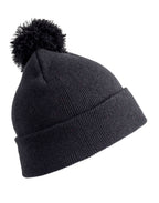 RC028J Result Winter Junior Pom Pom Beanie - Black - RC028J