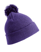 RC028X Result Winter Essentials Pom Pom Beanie - Purple - RC028X