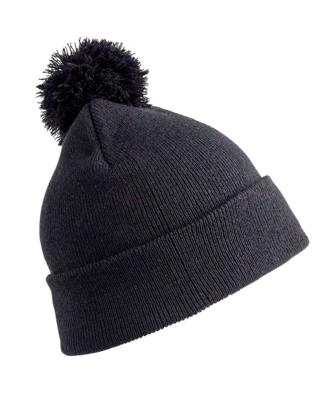 RC028X Result Winter Essentials Pom Pom Beanie - Black - RC028X