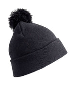 RC028X Result Winter Essentials Pom Pom Beanie - Black - RC028X
