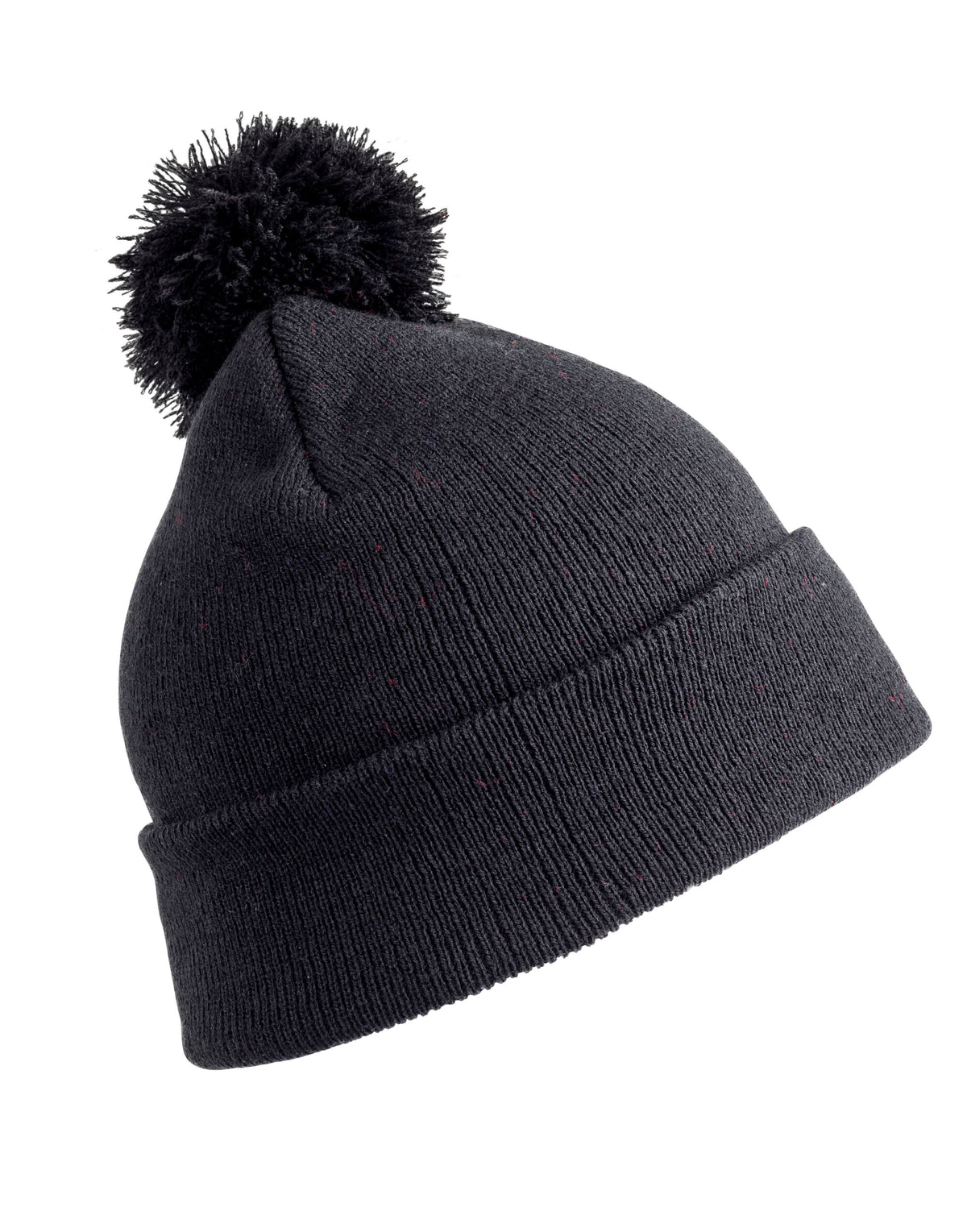 RC028X Result Winter Essentials Pom Pom Beanie - Black - RC028X