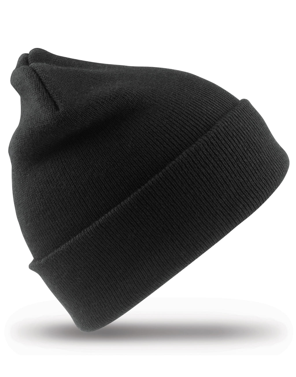 RC29J Result Winter Junior Woolly Ski Hat - Black - RC29J